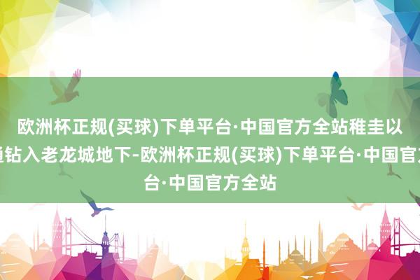 欧洲杯正规(买球)下单平台·中国官方全站稚圭以大神通钻入老龙城地下-欧洲杯正规(买球)下单平台·中国官方全站