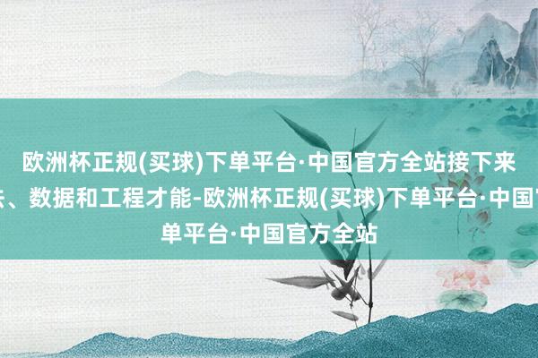 欧洲杯正规(买球)下单平台·中国官方全站接下来即是算法、数据和工程才能-欧洲杯正规(买球)下单平台·中国官方全站