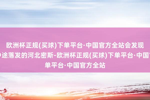 欧洲杯正规(买球)下单平台·中国官方全站会发现这位非中途落发的河北密斯-欧洲杯正规(买球)下单平台·中国官方全站