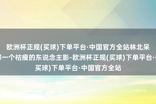 欧洲杯正规(买球)下单平台·中国官方全站林北呆呆的看着内部一个枯瘦的东说念主影-欧洲杯正规(买球)下单平台·中国官方全站